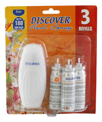Discover Fresh Spray Set STAR 3 YEDEKLİ