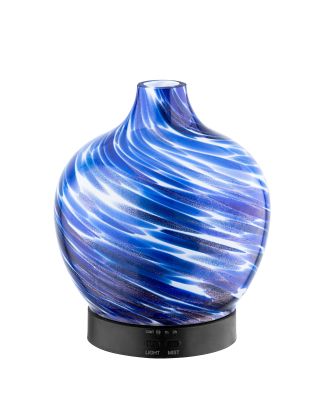 Discover Işıklı Cam Hava Nemlendirici Esansiyel Aroma Difüzörü - AZURE