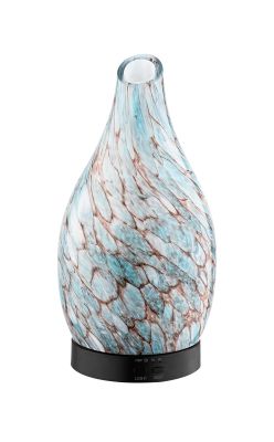 Discover Işıklı Cam Hava Nemlendirici Esansiyel Aroma Difüzörü - MARBLE
